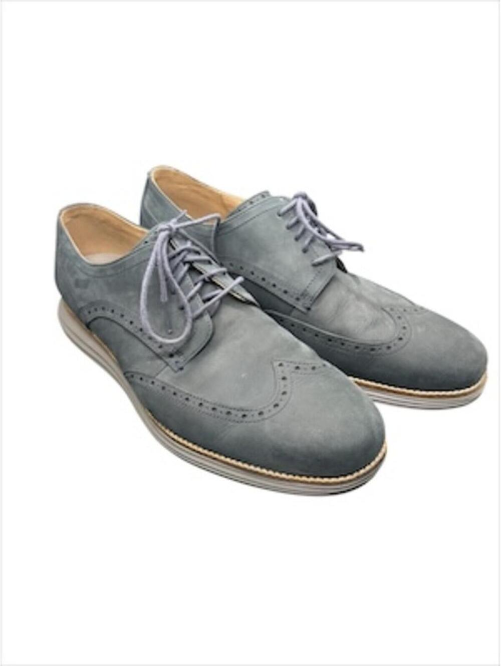 Cole Haan Blue Oxfords
